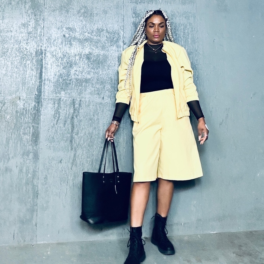 Vintage Yellow Jacket and Capris Set, 8